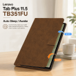 Lenovo Tab Plus 11.5 TB351FU Smart Flip Cover | Premium PU Leather Case with Card Holder &amp; Stand By iCare &ndash; Brown | iCare