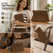Lenovo Tab Plus 11.5 TB351FU Smart Flip Cover | Premium PU Leather Case with Card Holder &amp; Stand By iCare &ndash; Brown | iCare