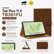 Lenovo Tab Plus 11.5 TB351FU Smart Flip Cover | Premium PU Leather Case with Card Holder &amp; Stand By iCare &ndash; Brown | iCare