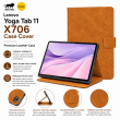 Lenovo Yoga Tab 11 X706 Case Cover | Premium PU Leather Smart Folio with Stand &amp; Auto Wake/Sleep &ndash; Golden Brown | iCare