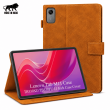 Lenovo Tab M11 Case TB330XU/TB330FU 11 Inch | Premium PU Leather Flip Cover with Auto Sleep Wake, Multi-Angle Stand &amp; Full Protection &ndash; Golden Brown | iCare