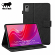 Lenovo Tab M11 Case TB330XU/TB330FU 11 Inch | Premium PU Leather Flip Cover with Auto Sleep Wake, Multi-Angle Stand &amp; Full Protection &ndash; Black | iCare