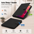 Lenovo Tab M11 Case TB330XU/TB330FU 11 Inch | Premium PU Leather Flip Cover with Auto Sleep Wake, Multi-Angle Stand &amp; Full Protection &ndash; Black | iCare