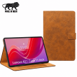 Lenovo K11 Case 11 Inch | Premium PU Leather Flip Cover with Auto Sleep/Wake, Multi-Angle Stand, Shockproof TPU Back &amp; 360&deg; Full Protection &ndash; Golden Brown | iCare