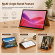Lenovo Tab K10 Gen 2 Case | Premium PU Leather Flip Cover with Auto Sleep/Wake, Multi-Angle Stand &amp; Shockproof Protection &ndash; Golden Brown | iCare