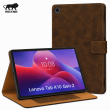 Lenovo Tab K10 Gen 2 Case | Premium PU Leather Flip Cover with Auto Sleep/Wake, Multi-Angle Stand &amp; Shockproof Protection &ndash; Brown | iCare