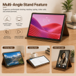Lenovo Tab K10 Gen 2 Case | Premium PU Leather Flip Cover with Auto Sleep/Wake, Multi-Angle Stand &amp; Shockproof Protection &ndash; Brown | iCare