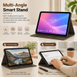 Lenovo Tab M8 4th Gen 2024 Case 8 Inch | PU Leather Flip Folio Cover with Multi-Angle Stand, Card Slots &amp; Full Protection &ndash; Brown | iCare
