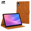 Lenovo Tab M8 4th Gen 2024 Case 8 Inch | PU Leather Flip Folio Cover with Multi-Angle Stand, Card Slots &amp; Full Protection &ndash; Golden Brown | iCare
