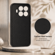 Xiaomi 17T Carbon Fiber Texture Silicone MagSafe Magnetic Ring Anti-Scratch Slim Back Cover &ndash; Black | iCare