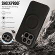 Xiaomi 17T Carbon Fiber Texture Silicone MagSafe Magnetic Ring Anti-Scratch Slim Back Cover &ndash; Black | iCare