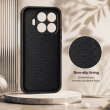 Xiaomi 17T Carbon Fiber Texture Silicone MagSafe Magnetic Ring Anti-Scratch Slim Back Cover &ndash; grey | iCare