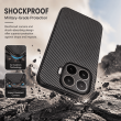 Xiaomi 17T Carbon Fiber Texture Silicone MagSafe Magnetic Ring Anti-Scratch Slim Back Cover &ndash; grey | iCare
