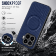 Xiaomi 17T Carbon Fiber Texture Silicone MagSafe Magnetic Ring Anti-Scratch Slim Back Cover &ndash; blue | iCare