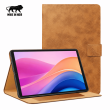 Samsung Galaxy Tab A11 8.7 Inch Case | PU Leather Folio Cover &ndash; Golden Brown | iCare