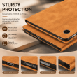 Samsung Galaxy Tab A11 8.7 Inch Case | PU Leather Folio Cover &ndash; Golden Brown | iCare