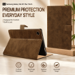 Samsung Galaxy Tab A11 Plus 11 Inch Case SM-X230/X236B | PU Leather Folio Flip Cover with Multi-Angle Stand, Card Slots &amp; Full Protection &ndash; Brown | iCare