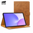 Samsung Galaxy Tab A11 Plus 11 Inch Case SM-X230/X236B | PU Leather Folio Flip Cover with Multi-Angle Stand, Card Slots &amp; Full Protection &ndash; Golden Brown | iCare