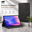 Samsung Galaxy Tab S10 FE Plus 13.1 Inch Case SM-X620/X626B | Trifold Flip Cover with Auto Sleep/Wake, Multi-Angle Stand &amp; Full Protection &ndash; Black | iCare