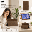 Samsung Galaxy Tab S10 Lite Case | Premium Trifold Flip Cover with Auto Sleep/Wake, Multi-Angle Stand &amp; Full Protection &ndash; Brown | iCare