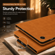 Samsung Galaxy Tab S10 Lite Case | Premium Trifold Flip Cover with Auto Sleep/Wake, Multi-Angle Stand &amp; Full Protection &ndash; Golden Brown | iCare