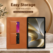 Samsung Galaxy Tab S10 Lite Case | Premium Trifold Flip Cover with Auto Sleep/Wake, Multi-Angle Stand &amp; Full Protection &ndash; Golden Brown | iCare