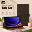 Samsung Galaxy Tab S9 11 Inch Case | Premium Smart Flip Cover with Auto Sleep/Wake, Multi-Angle Stand &amp; Full Protection &ndash; Samsung Galaxy Tab S9 Brown | iCare