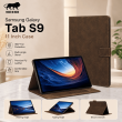 Samsung Galaxy Tab S9 11 Inch Case | Premium Smart Flip Cover with Auto Sleep/Wake, Multi-Angle Stand &amp; Full Protection &ndash; Samsung Galaxy Tab S9 Brown | iCare