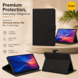 Samsung Galaxy Tab S9 11 Inch Case | Premium Smart Flip Cover with Auto Sleep/Wake, Multi-Angle Stand &amp; Full Protection &ndash; Samsung Galaxy Tab S9 Black | iCare