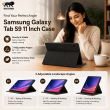 Samsung Galaxy Tab S9 11 Inch Case | Premium Smart Flip Cover with Auto Sleep/Wake, Multi-Angle Stand &amp; Full Protection &ndash; Samsung Galaxy Tab S9 Black | iCare