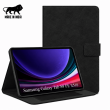 Samsung Galaxy Tab S9 FE X510 Flip Cover | Premium PU Leather Folio Case with Multi-Angle Stand, Card Slots &amp; Full Protection &ndash; Black | iCare