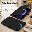 Samsung Galaxy Tab S9 FE X510 Flip Cover | Premium PU Leather Folio Case with Multi-Angle Stand, Card Slots &amp; Full Protection &ndash; Black | iCare