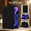 Samsung Galaxy Tab S9 FE X510 Flip Cover | Premium PU Leather Folio Case with Multi-Angle Stand, Card Slots &amp; Full Protection &ndash; Black | iCare