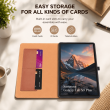 Samsung Galaxy Tab S9 Plus 12.4 Inch Case | Premium Smart Flip Cover with Auto Sleep/Wake, Multi-Angle Stand, S Pen Holder, Shockproof Protection &amp; Magnetic Closure &ndash; Brown | iCare