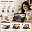 Samsung Galaxy Tab S9 Plus 12.4 Inch Case | Premium Smart Flip Cover with Auto Sleep/Wake, Multi-Angle Stand, S Pen Holder, Shockproof Protection &amp; Magnetic Closure &ndash; Brown | iCare
