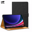 Samsung Galaxy Tab S9 Plus 12.4 Inch Case | Premium Smart Flip Cover with Auto Sleep/Wake, Multi-Angle Stand, S Pen Holder, Shockproof Protection &amp; Magnetic Closure &ndash; Black | iCare
