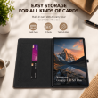 Samsung Galaxy Tab S9 Plus 12.4 Inch Case | Premium Smart Flip Cover with Auto Sleep/Wake, Multi-Angle Stand, S Pen Holder, Shockproof Protection &amp; Magnetic Closure &ndash; Black | iCare