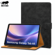 Samsung Galaxy Tab A9 8.7 Inch Case (SM-X110/X115) | Premium PU Leather Flip Cover with Multi-Angle Stand, Card Slots, Soft Silicone Back, Magnetic Closure &amp; Full Protection &ndash; Black | iCare