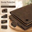 Samsung Galaxy Tab S7/S8 11 Inch Case (SM-T870/T875/X700/X706) | Premium Smart Flip Cover with Auto Sleep/Wake, Multi-Angle Stand, S Pen Holder &amp; Shockproof Protection &ndash; Brown | iCare