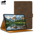 Samsung Galaxy Tab S7/S8 11 Inch Case (SM-T870/T875/X700/X706) | Premium Smart Flip Cover with Auto Sleep/Wake, Multi-Angle Stand, S Pen Holder &amp; Shockproof Protection &ndash; Brown | iCare