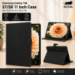 Samsung Galaxy Tab S7/S8 11 Inch Case (SM-T870/T875/X700/X706) | Premium Smart Flip Cover with Auto Sleep/Wake, Multi-Angle Stand, S Pen Holder &amp; Shockproof Protection &ndash; Black | iCare