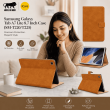 Samsung Galaxy Tab A7 Lite 8.7 Inch Case (SM-T220/T225) | Premium Smart Flip Cover with Auto Sleep/Wake, Multi-Angle Stand, Shockproof Protection &amp; Magnetic Closure &ndash; Golden Brown | iCare