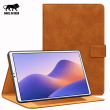 Samsung Galaxy Tab A8 10.5 Inch Case (SM-X200/X205) | Premium Smart Flip Cover with Auto Sleep/Wake, Multi-Angle Stand, Shockproof TPU Back &amp; Full Body Protection &ndash; Golden Brown | iCare