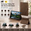 Samsung Galaxy Tab A8 10.5 Inch Case (SM-X200/X205) | Premium Smart Flip Cover with Auto Sleep/Wake, Multi-Angle Stand, Shockproof TPU Back &amp; Full Body Protection &ndash; Brown | iCare