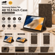 Samsung Galaxy Tab A8 10.5 Inch Case (SM-X200/X205) | Premium Smart Flip Cover with Auto Sleep/Wake, Multi-Angle Stand, Shockproof TPU Back &amp; Full Body Protection &ndash; Brown | iCare