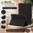 Samsung Galaxy Tab A8 10.5 Inch Case (SM-X200/X205) | Premium Smart Flip Cover with Auto Sleep/Wake, Multi-Angle Stand, Shockproof TPU Back &amp; Full Body Protection &ndash; Black | iCare