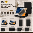 Samsung Galaxy Tab A8 10.5 Inch Case (SM-X200/X205) | Premium Smart Flip Cover with Auto Sleep/Wake, Multi-Angle Stand, Shockproof TPU Back &amp; Full Body Protection &ndash; Black | iCare