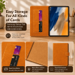 Samsung Galaxy Tab S6 Lite 10.4 Inch Case (SM-P610/P613/P615/P619) | Premium Smart Flip Cover with Auto Sleep/Wake, S Pen Holder, Multi-Angle Stand &amp; Shockproof Protection &ndash; Golden Brown | iCare