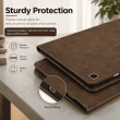 Samsung Galaxy Tab S6 Lite 10.4 Inch Case (SM-P610/P613/P615/P619) | Premium Smart Flip Cover with Auto Sleep/Wake, S Pen Holder, Multi-Angle Stand &amp; Shockproof Protection &ndash; Brown | iCare