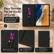 Samsung Galaxy Tab S6 Lite 10.4 Inch Case (SM-P610/P613/P615/P619) | Premium Smart Flip Cover with Auto Sleep/Wake, S Pen Holder, Multi-Angle Stand &amp; Shockproof Protection &ndash; Black | iCare